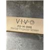 Image 1 : VIVO 80 INCH MANUAL PROJECTION SCREEN