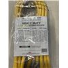 Image 4 : AS NEW 25FT YELLOW 3 WIRE INDOOR OUTDOOR LIGHTED EXTENSION CORD, 14AWG
