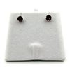 Image 1 : STERLING SILVER NATURAL GARNET EARRINGS, RETAIL $300.00. GARNET IS THE BIRTHSTONE FOR JANUARY.