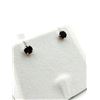 Image 3 : STERLING SILVER NATURAL GARNET EARRINGS, RETAIL $300.00. GARNET IS THE BIRTHSTONE FOR JANUARY.
