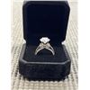 Image 3 : NEW S925 3.0CT MOISSANITE LAB DIAMOND BOW RING, SIZE 7, MOUNTED IN 925 STERLING SILVER W/ WHITE GOLD