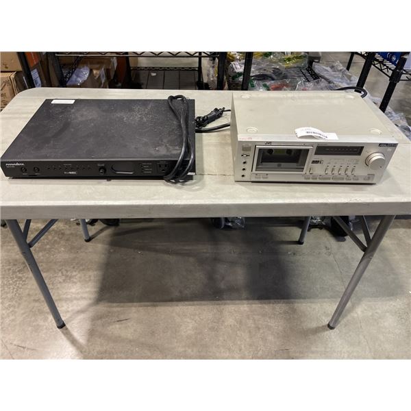 PANAMAX M4315-PRO, AND VINTAGE JVC TAPE PLAYER,