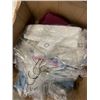 Image 4 : BOX OF APRROX 12 TABLE CLOTHES, ASSORTED SHAPES AND SIZES