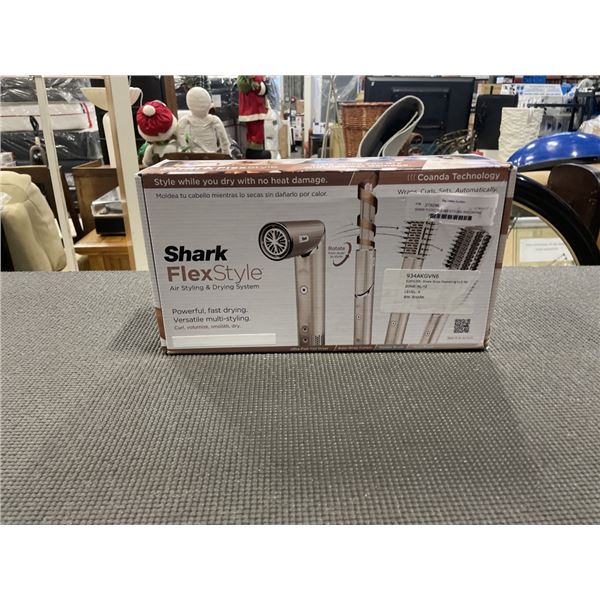 SHARK FLEXSTYLE HAIR DRYER AND MULTI-STYLER HAIR STRAIGHTENER - TESTED WORKING, RETAIL $349