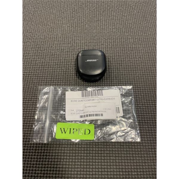 BOSE QUIETCOMFORT ULTRA IN EAR NOISE CANCELLING WIRELESS EARBUDS - TESTED WORKING, RETAIL $379