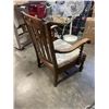 Image 4 : ANTIQUE BARLEY TWIST ARM CHAIR