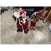 Image 1 : 3 STAND UP CHRISTMAS DECORATIONS 32 INCH TALL