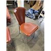 Image 3 : 8 ITALIAN LEATHER DINING CHAIRS