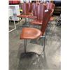 Image 4 : 8 ITALIAN LEATHER DINING CHAIRS