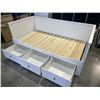 Image 4 : IKEA DAY BED WITH STORAGE DRAWERS