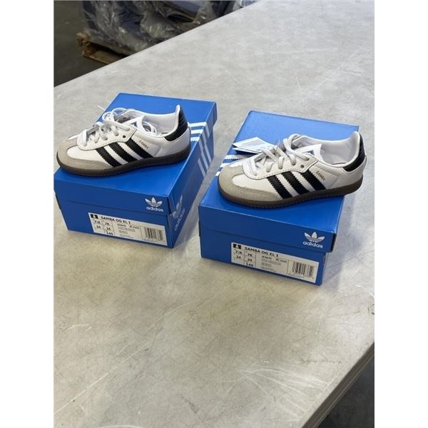 2 NEW ADIDAS SAMBA OG EL I SIZE 7.5K