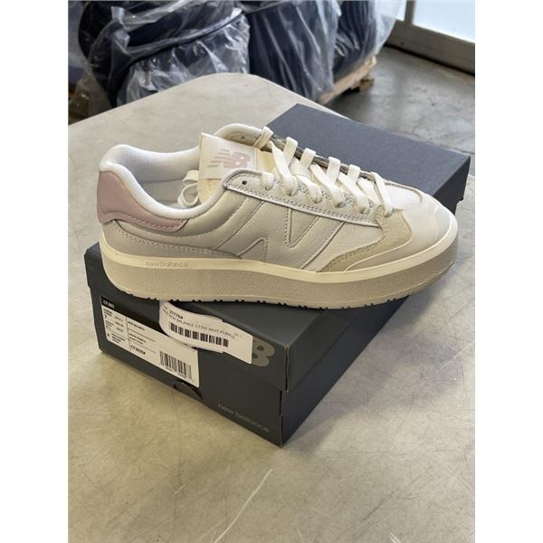 NEW NEW BALANCE CT302 WHIT PURPLE, SIZE US MESN 7 WOMENS 8.5