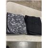 Image 2 : 4 NEW PAIRS OF CLOUDPEAK SHORTS, 2 BLACK COTTON STRETCH CARGO PANTS SIZE 38, AND 2 HEATHER GREY SIZE
