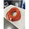 Image 1 : AS NEW 200FT ORANGE 3 WIRE INDOOR OUTDOOR LIGHTED EXTENSION CORD, 12AWG