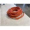 Image 2 : AS NEW 200FT ORANGE 3 WIRE INDOOR OUTDOOR LIGHTED EXTENSION CORD, 12AWG