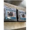 Image 1 : 2 NEW GREY FABRIC CHAIR COVERS