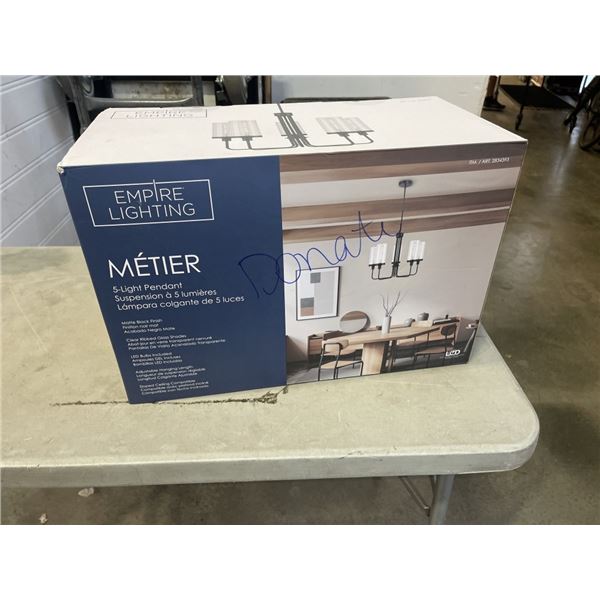EMPIRE LIGHTING METIER 5-LIGHT PENDANT LIGHT