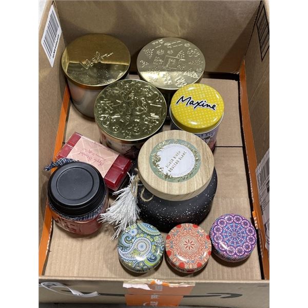 BOX OF CANDLES
