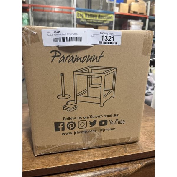 TABLE TOP PARAMOUNT HEATER