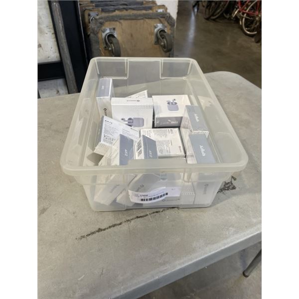 TOTE OF NEW AX12 BLUETOOTH HEADPOHONES