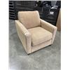 Image 1 : DECO REST PLUSH WALNUT ARMCHAIR