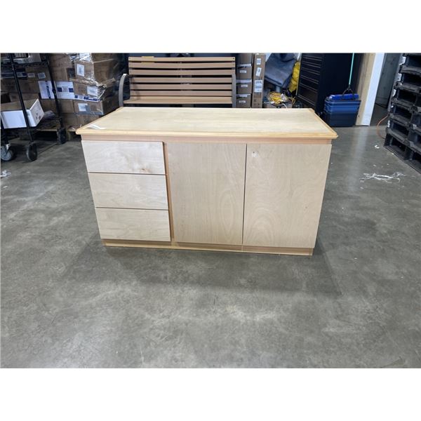 SOLID MAPLE BIRDS EYE CABINET