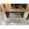 Image 1 : SOLID WOOD ENTRANCE BENCH
