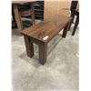 Image 2 : SOLID WOOD ENTRANCE BENCH