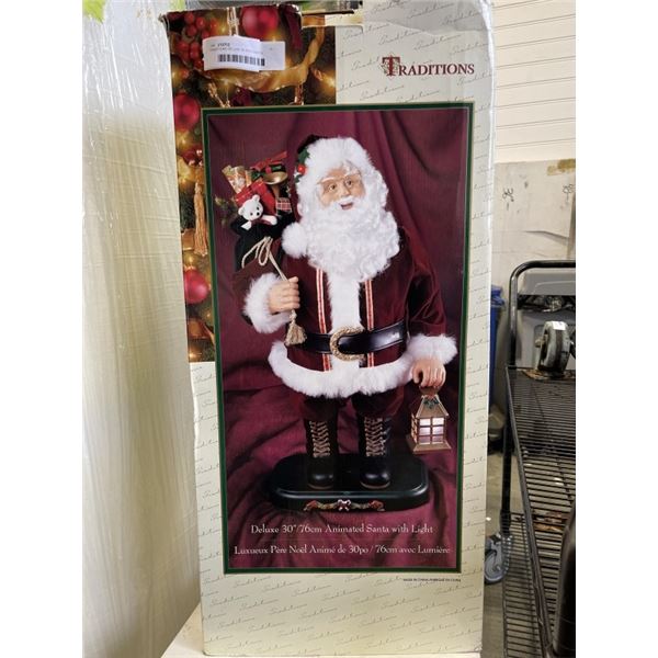 TRADITIONS DELUXE 30 INCH SANTA