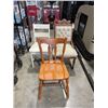 Image 1 : 3 VINTAGE WOODEN CHAIR