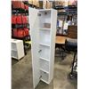 Image 2 : WHITE 5.5FT TALL SKINNY SHELF