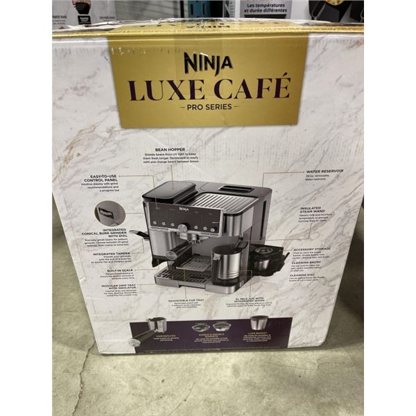 NINJA LUXE CAFE PRO SERIES 4-IN-1 ESPRESSO MACHINE - TESTED WORKING