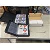 Image 1 : 2 BINDERS AND BOX OF ASSORTED UPPER DECK HOCKEY CARDS