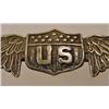 Image 4 : RARE C. 1920'S STERLING SILVER US PILOT'S BADGE - 