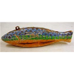 VINTAGE WOODEN FISH DECOY / LURE - Approx. 5.25  l