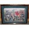 Image 1 : LARGE FRAMED LTD. ED. CIVIL WAR ART PRINT "BEDLAM 