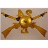 Image 2 : INDIAN WAR ERA BUFFALO SOLDIER CAP INSIGNIA - 24th