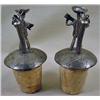 Image 2 : PAIR OF 2 VINTAGE MEXICAN MUSICIANS FIGURAL BOTTLE