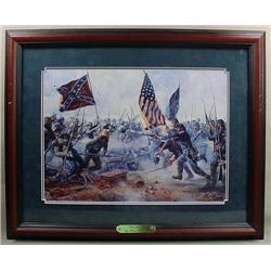 FRAMED CIVIL WAR ART PRINT  THE ANGLE  BY MORT KUN