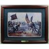 Image 1 : FRAMED CIVIL WAR ART PRINT "THE ANGLE" BY MORT KUN