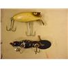 Image 3 : LOT OF 4 VINTAGE WOODEN FISHING LURES - INCL. HEDD