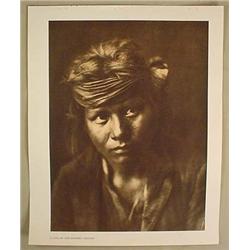 VINTAGE EDWARD S. CURTIS NATIVE AMERICAN INDIAN PR