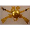 Image 2 : INDIAN WAR ERA BUFFALO SOLDIER CAP INSIGNIA - 25th