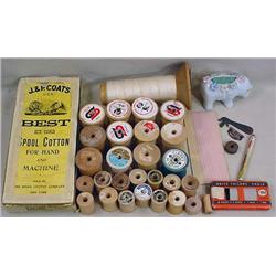 LOT OF VINTAGE SEWING ITEMS - INCL. ADVERTISING - 