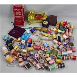 LOT OF VINTAGE SEWING ITEMS - INCL. ADVERTISING - 