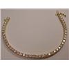 Image 1 : 14K GOLD LADIES DIAMOND TENNIS BRACELET - Comes wi