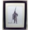 Image 1 : FRAMED ART PRINT OF A CIVIL WAR SOLDIER - Dated 19