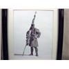 Image 3 : FRAMED ART PRINT OF A CIVIL WAR SOLDIER - Dated 19