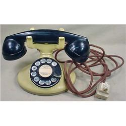 VINTAGE WESTERN ELECTRIC DESK TELEPHONE - Smooth R