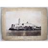 Image 1 : 1899 MOUNTED PHOTO OF MORRO CASTLE IN HAVANA HARBO